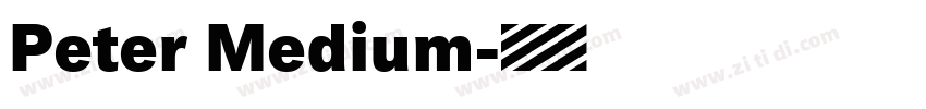 Peter Medium字体转换 Peter Medium字体转换